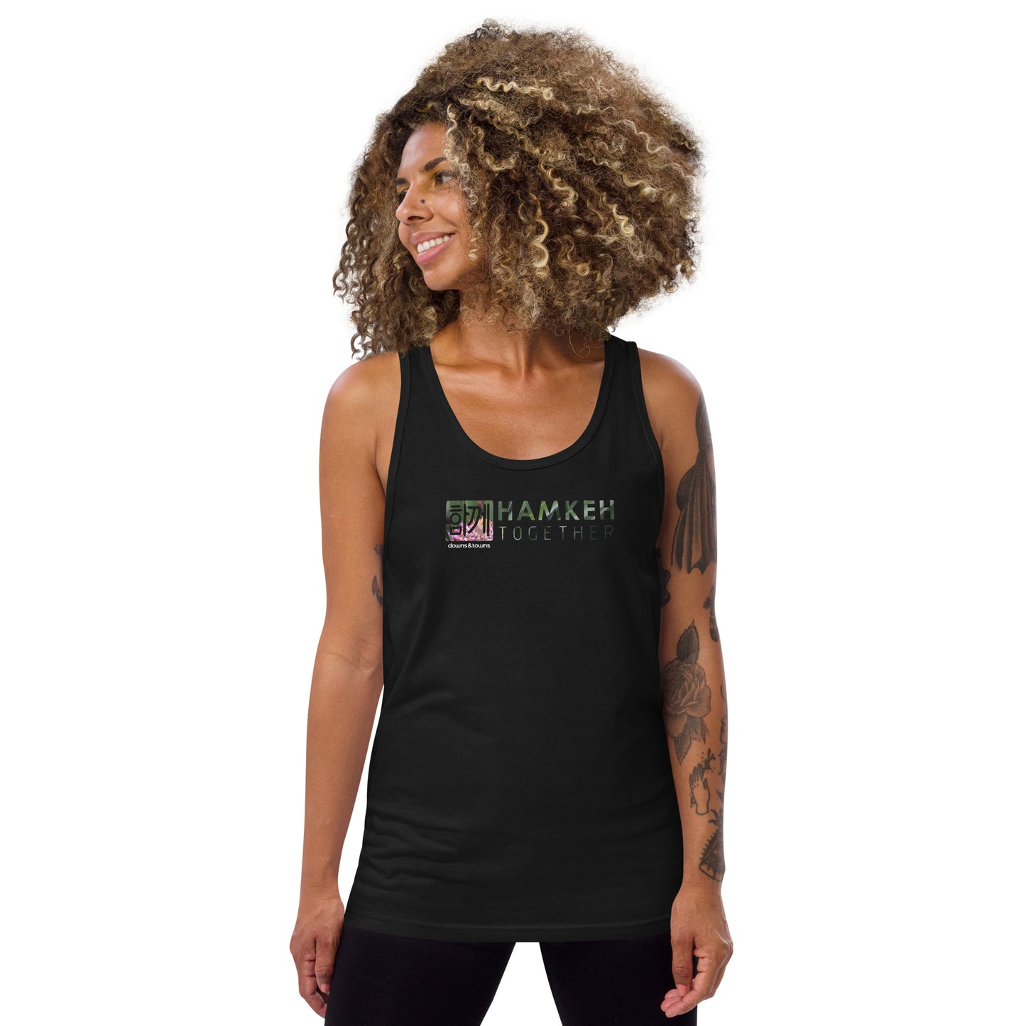 Downs & Towns Collab: "Pineapple Blossom Tank" unisex fit