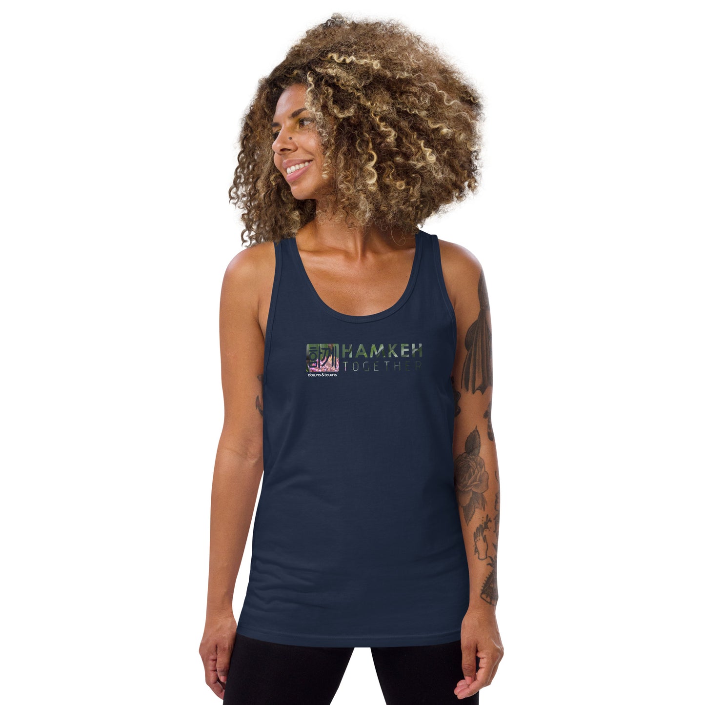 Downs & Towns Collab: "Pineapple Blossom Tank" unisex fit